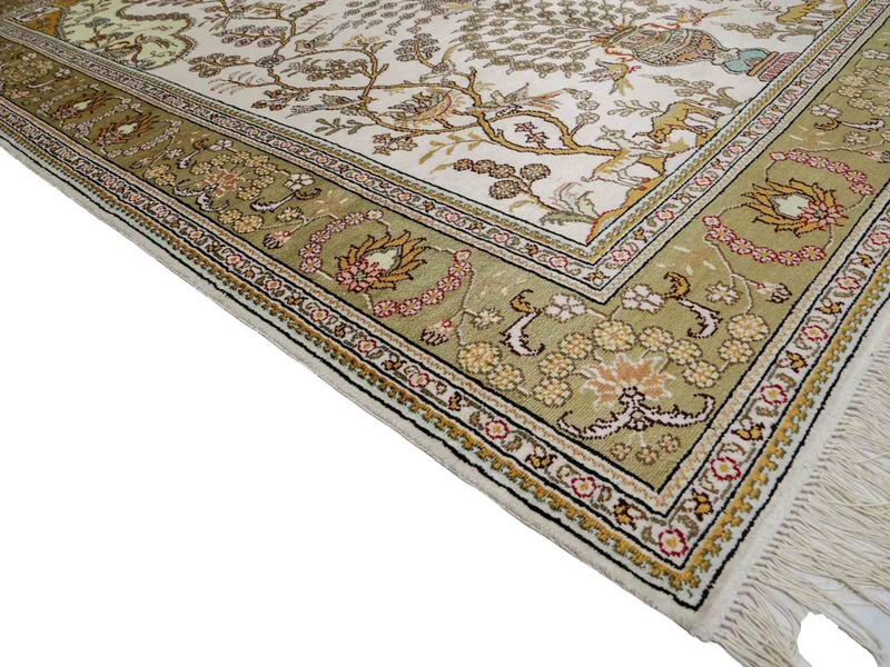 China Seide Teppich 124x183cm - Orientteppich