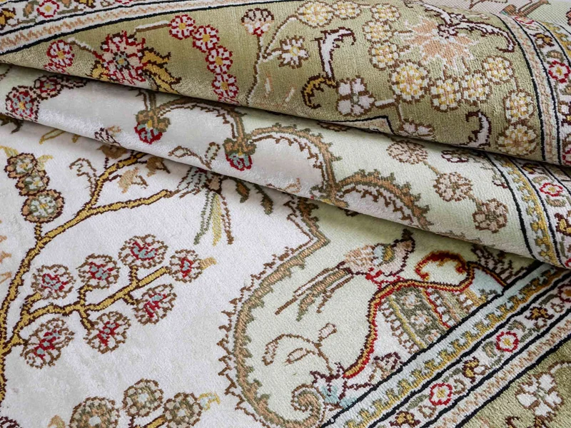 China Seide Teppich 124x183cm - Orientteppich