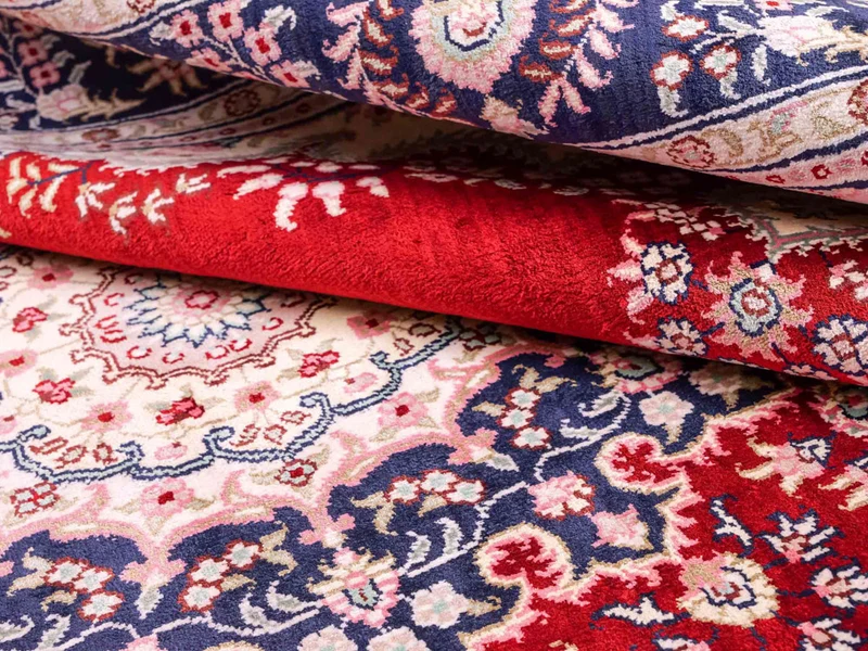 China Seide Teppich 121x186cm - Orientteppich - rot