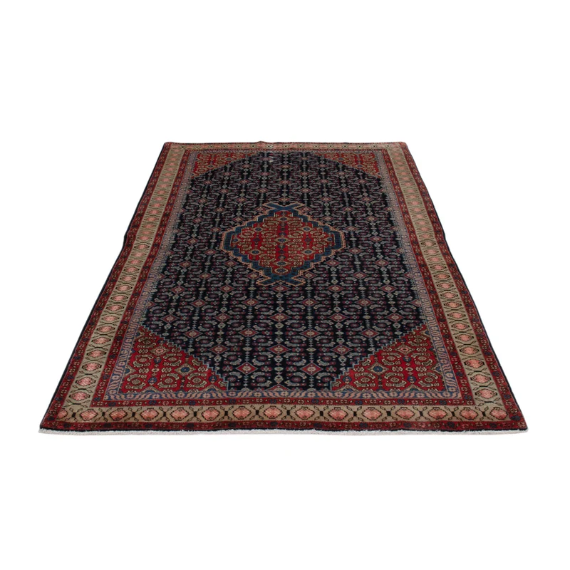 Ardebil Teppich 134x200cm - Perserteppich - dunkelblau