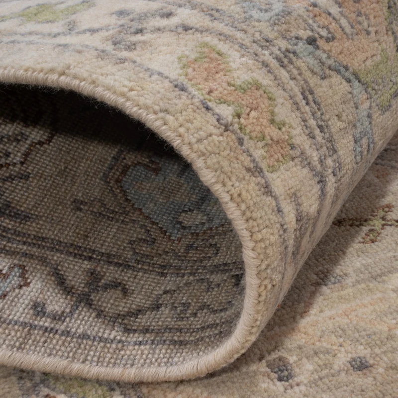 Designer Teppich 177x270cm - dunkelbeige