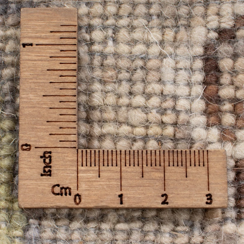 Designer Teppich 177x270cm - dunkelbeige