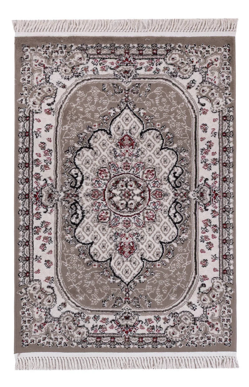 Orientalischer Webteppich 100x150cm - dunkelbeige