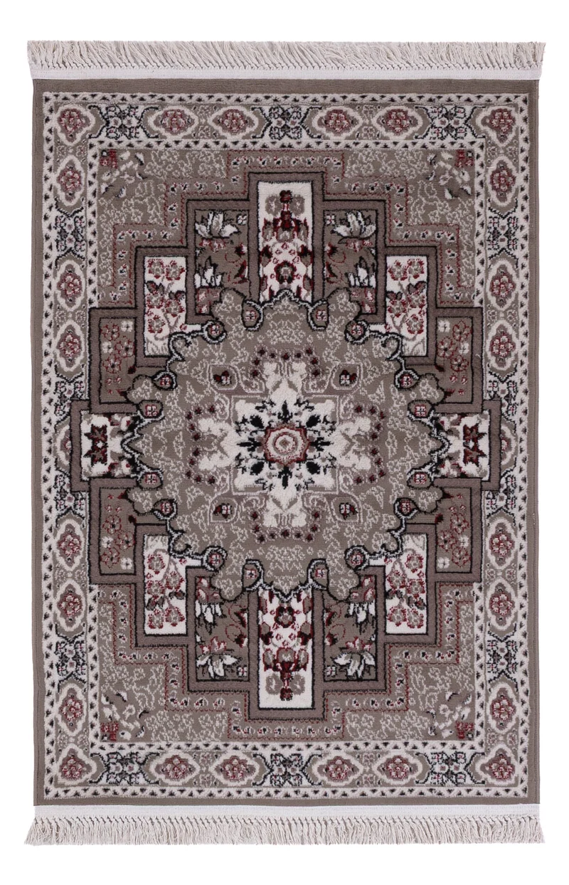 Orientalischer Webteppich 100x150cm - dunkelbeige