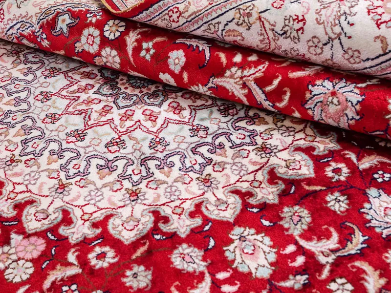 China Seide Teppich 180x263cm - Orientteppich - rot