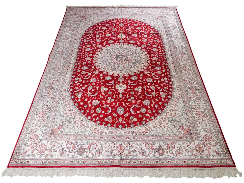 China Seide Teppich 180x263cm - Orientteppich - rot
