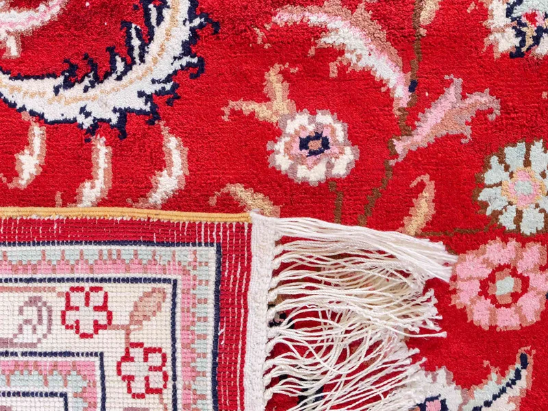 China Seide Teppich 180x263cm - Orientteppich - rot