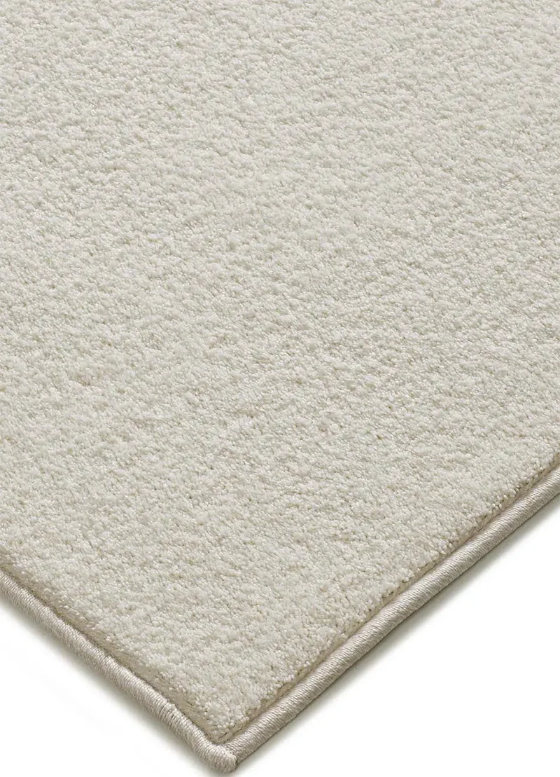 Alfombra a medida Comfy Liso Blanco