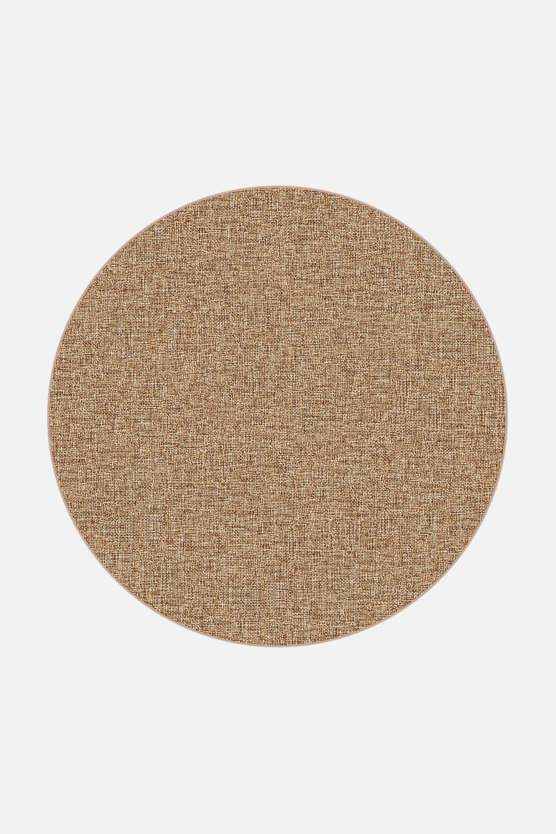 Jute-Haptik Giorgia Kastanie Teppich