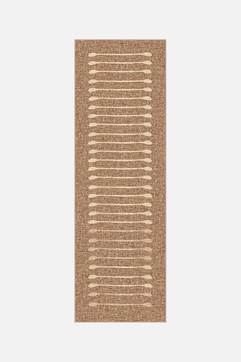 Jute-Haptik Felia Eiche Teppich