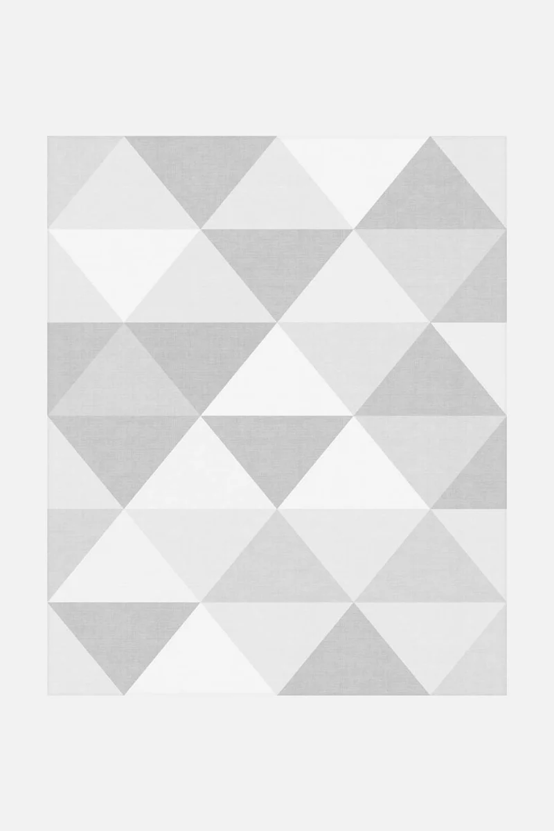 Pyramide Grau Teppich
