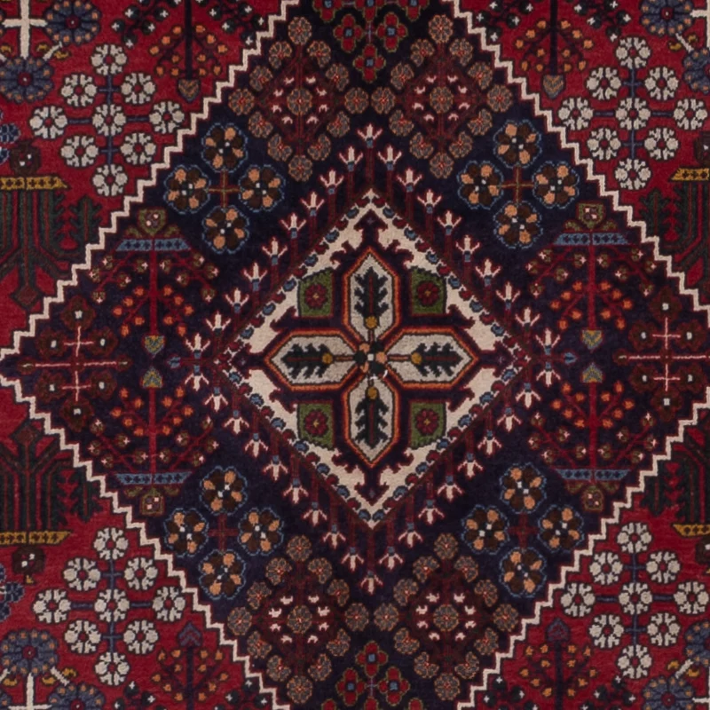 Meymeh Teppich 160x248cm - Perserteppich - dunkelrot