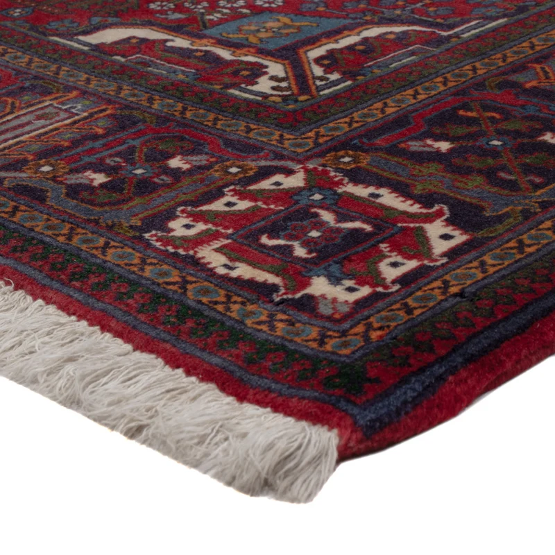 Meymeh Teppich 160x248cm - Perserteppich - dunkelrot