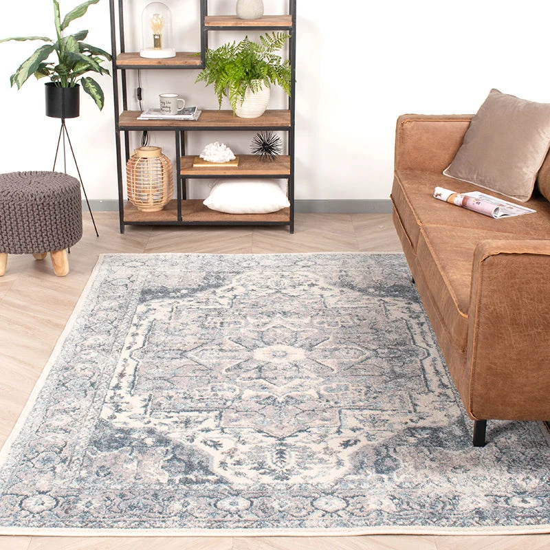 Teppich Vintage - Inspire Blau Creme 218