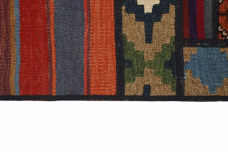 MY-RUG Teppich "Modern Patchwork " Geometrische Muster, Handgeknüpft