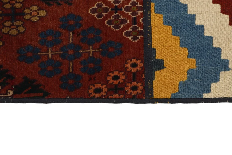 MY-RUG Teppich "Modern Patchwork " Geometrische Muster, Handgeknüpft