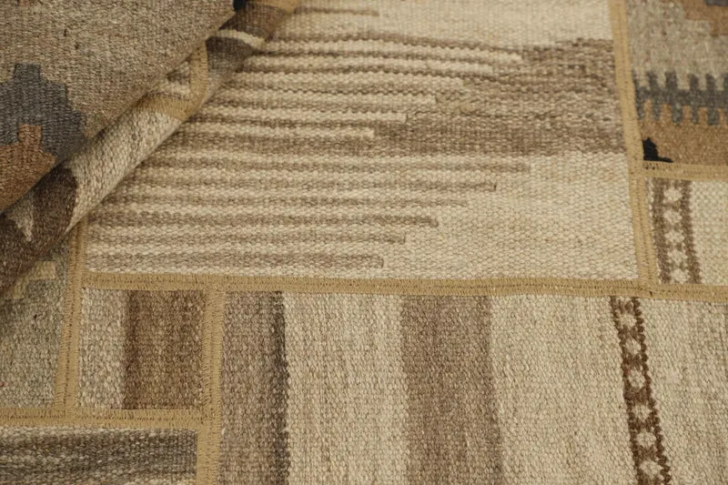 MY-RUG Teppich "Modern Patchwork " Geometrische Muster, Handgeknüpft