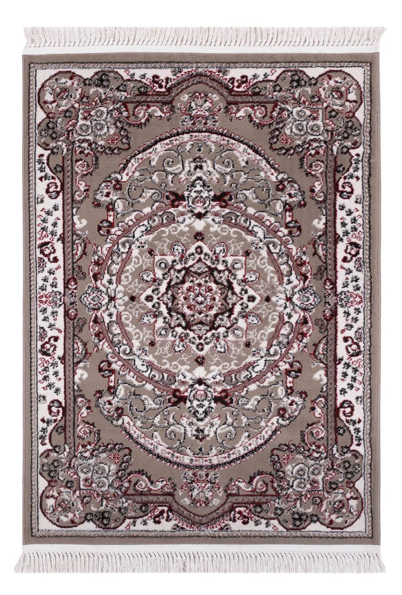 Orientalischer Webteppich 100x150cm - dunkelbeige