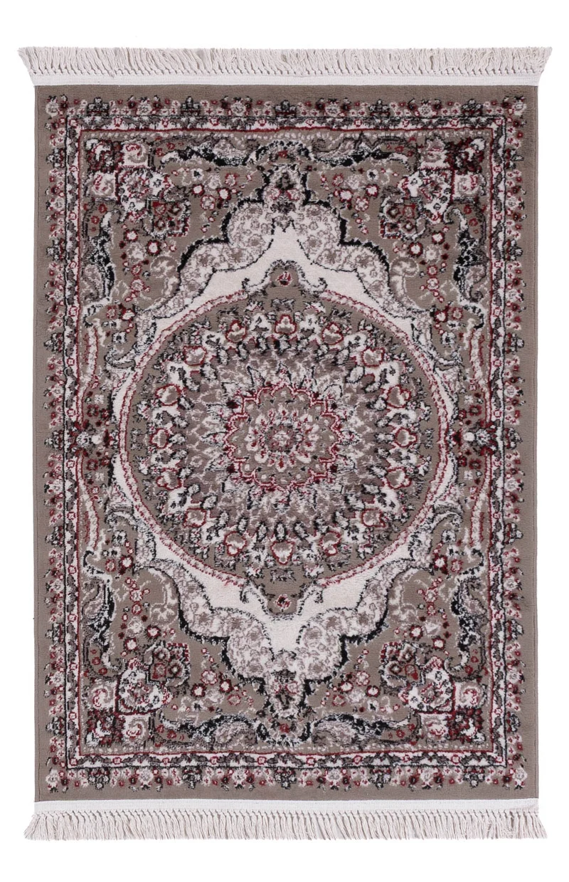 Orientalischer Webteppich 100x150cm - dunkelbeige