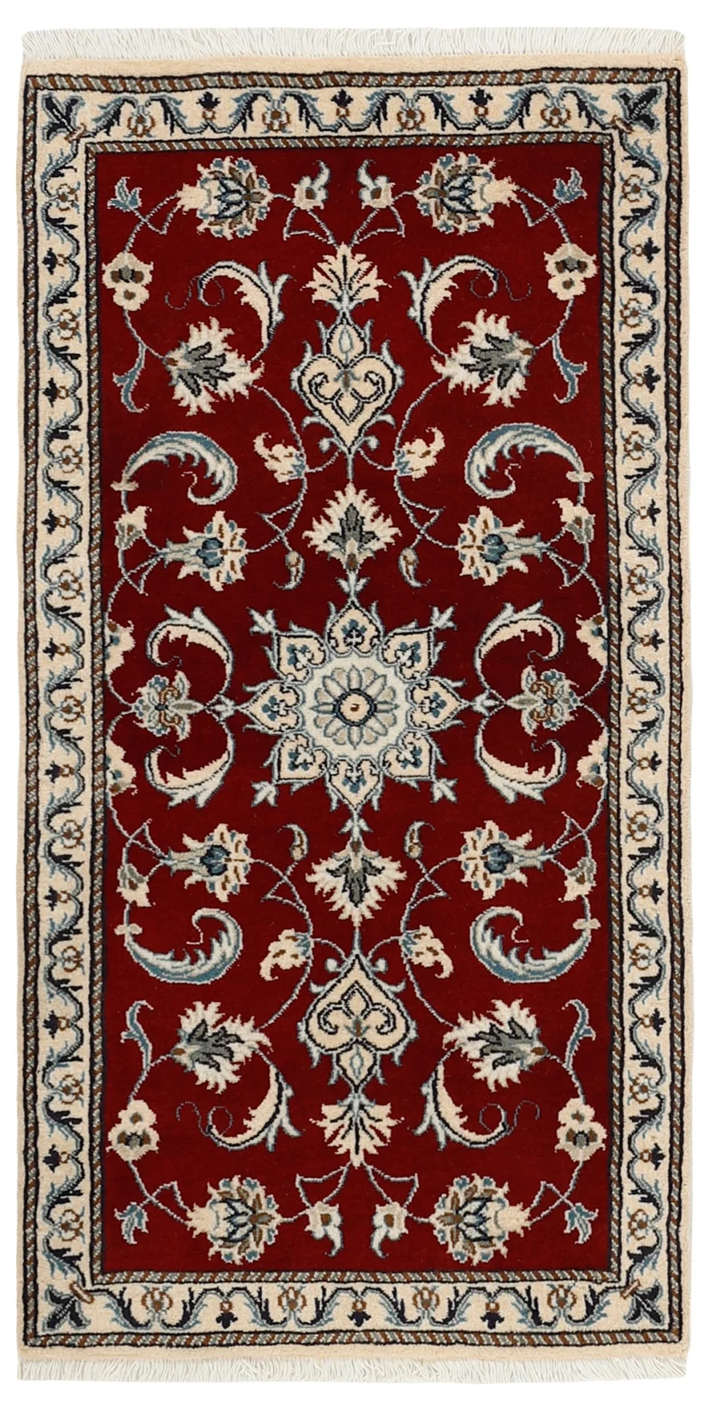 MY-RUG Teppich "Nain Kashmar" Medaillon-Design, Handgeknüpft