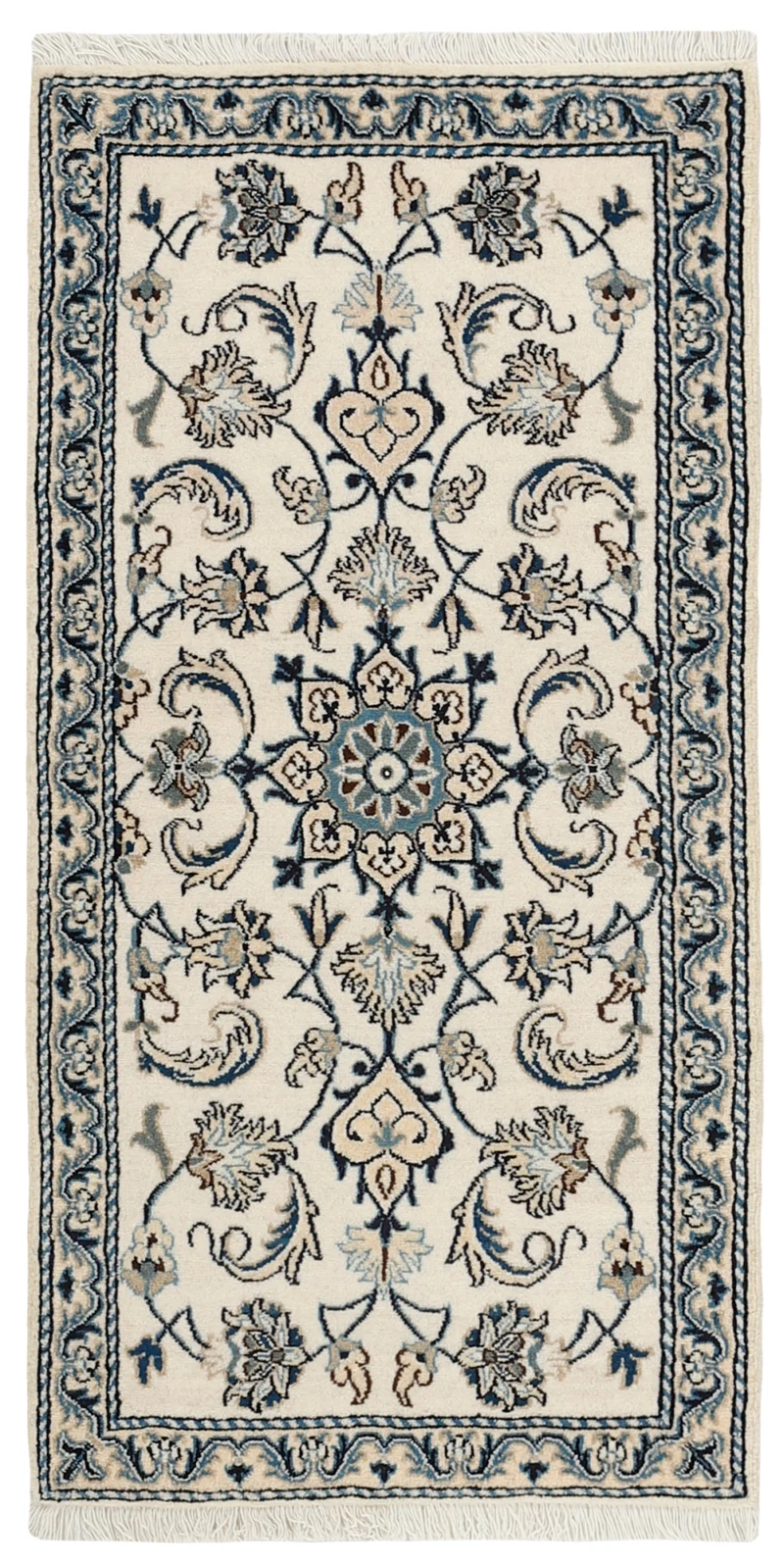 MY-RUG Teppich "Nain Kashmar" Medaillon-Design, Handgeknüpft
