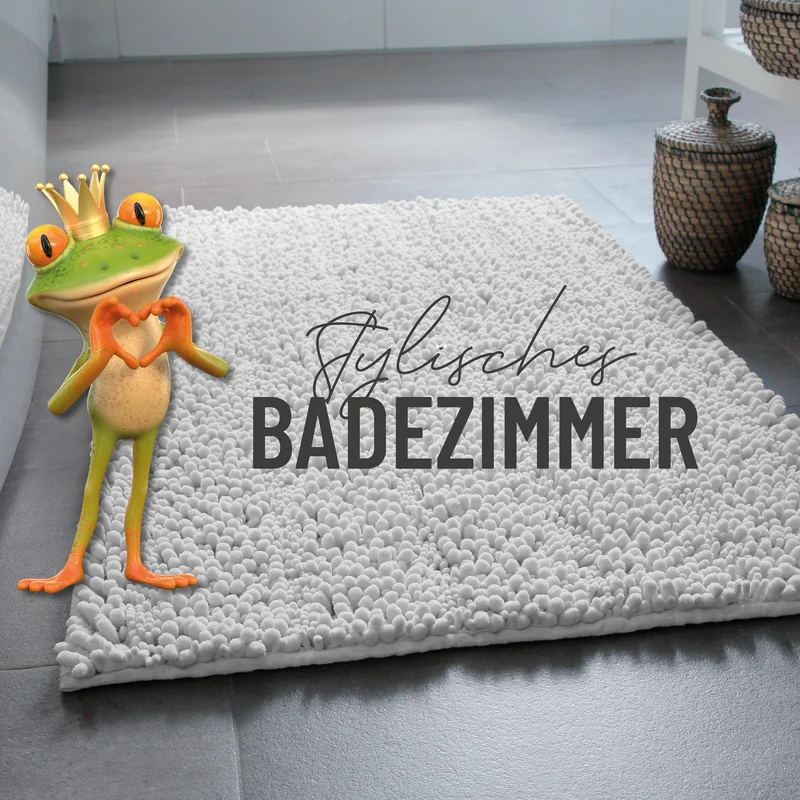 Badteppich Weiß "Benno" WECONhome Basics
