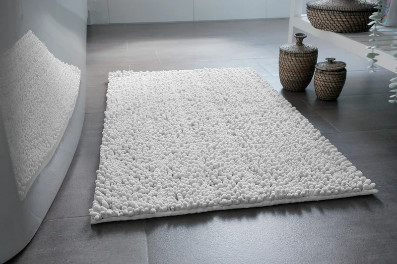 Badteppich Weiß "Benno" WECONhome Basics