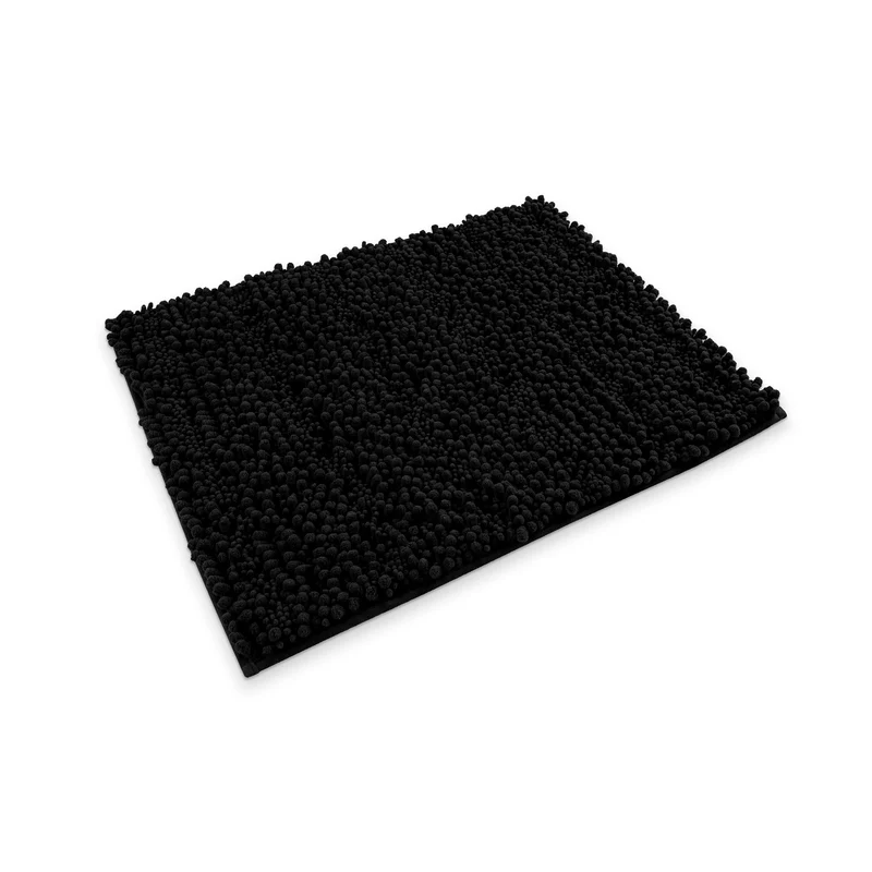 Badteppich Schwarz "Benno" WECONhome Basics