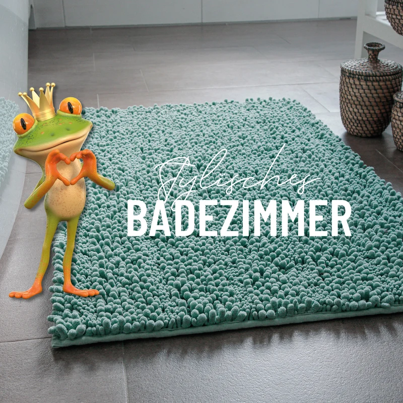 Badteppich Mint Grün "Benno" WECONhome Basics