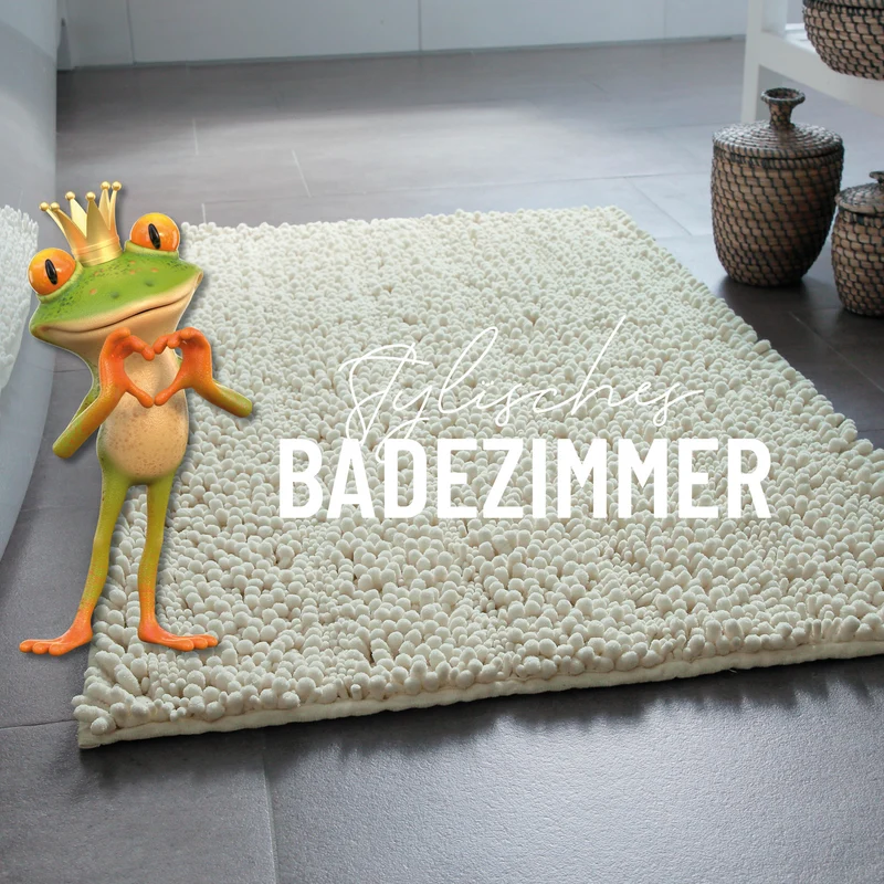 Badteppich Creme Beige "Benno" WECONhome Basics