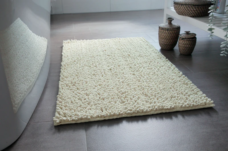 Badteppich Creme Beige "Benno" WECONhome Basics
