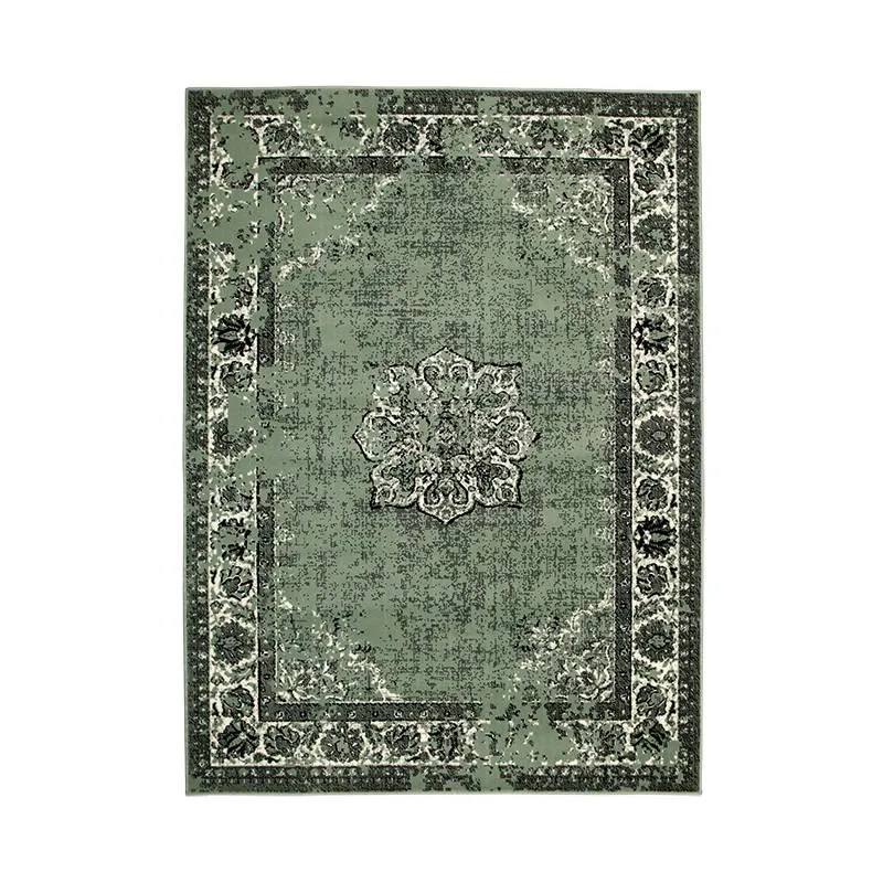 Teppich Vintage - Wonder Grün Schwarz