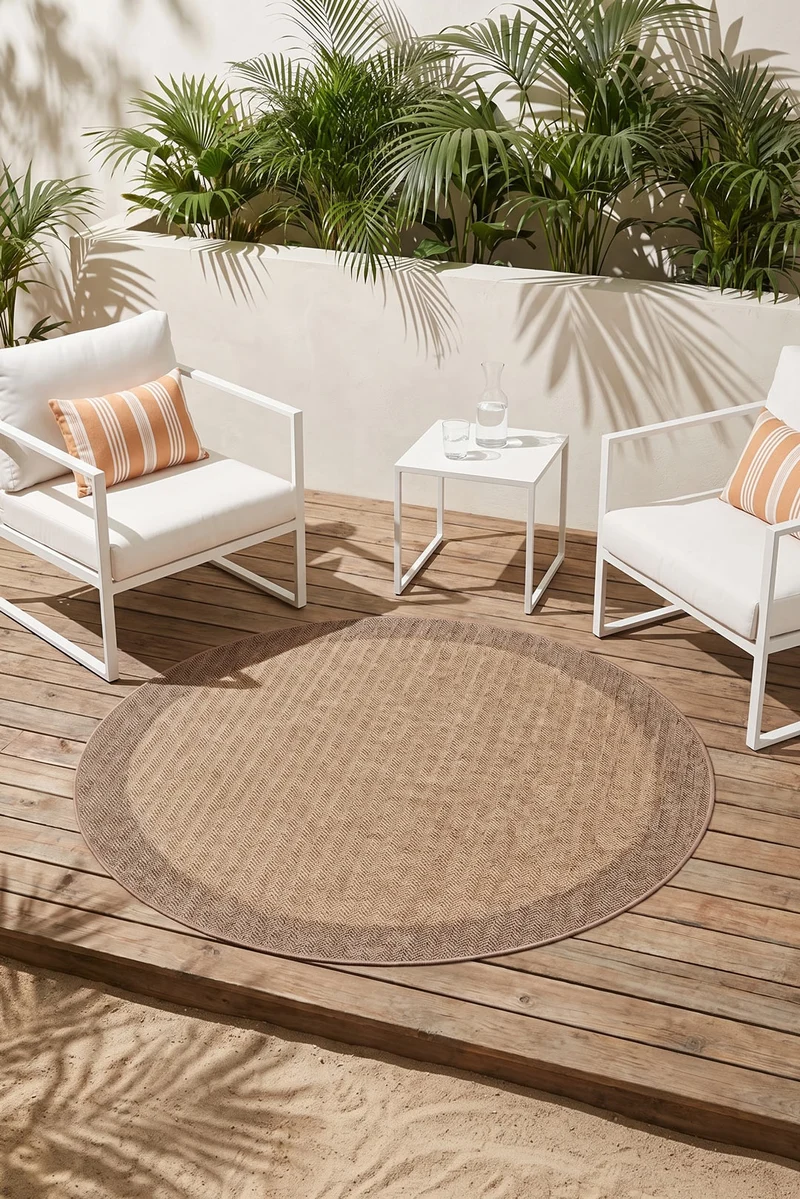 Jute-Haptik Alisa Crema Teppich