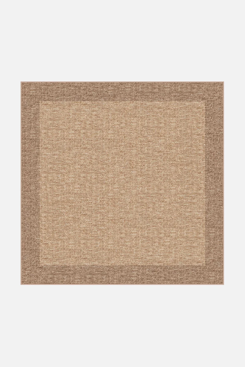 Jute-Haptik Alisa Crema Teppich