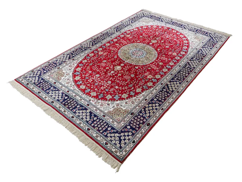 China Seide Teppich 152x246cm - Orientteppich - rot