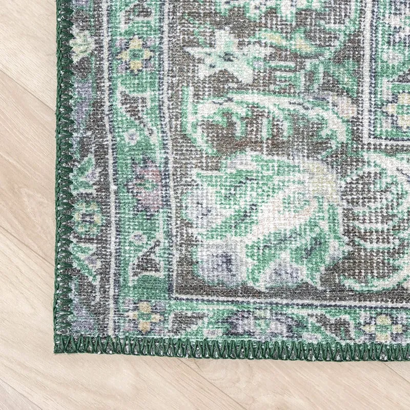 Teppich Vintage - Estate Medaillon Dunkelgrün