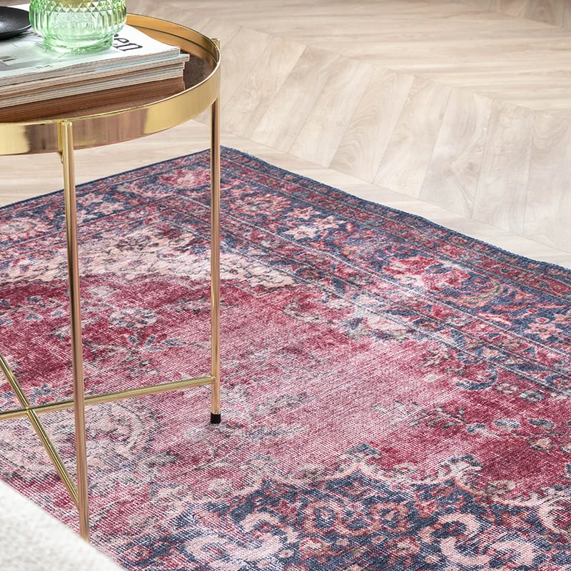 Teppich Vintage - Estate Medaillon Bordeaux Rot Outlet