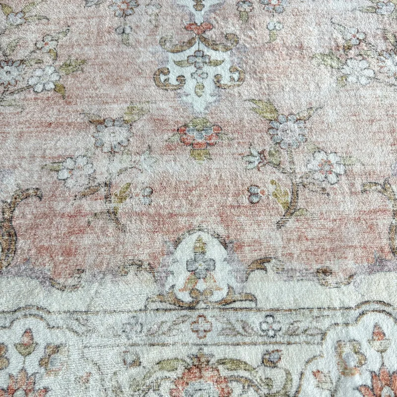 Teppich Vintage - Ember Medaillon Rosa