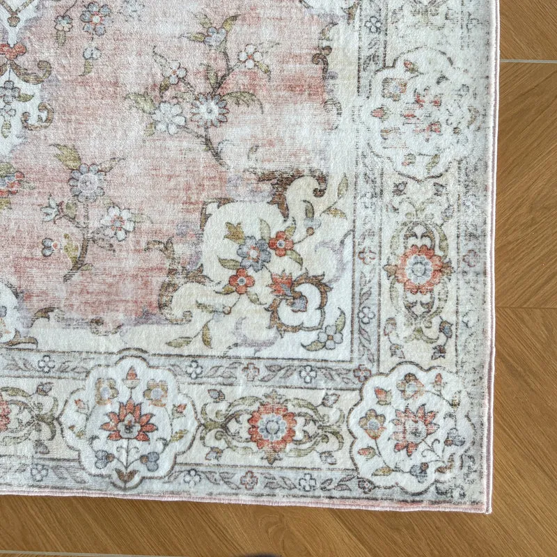 Teppich Vintage - Ember Medaillon Rosa