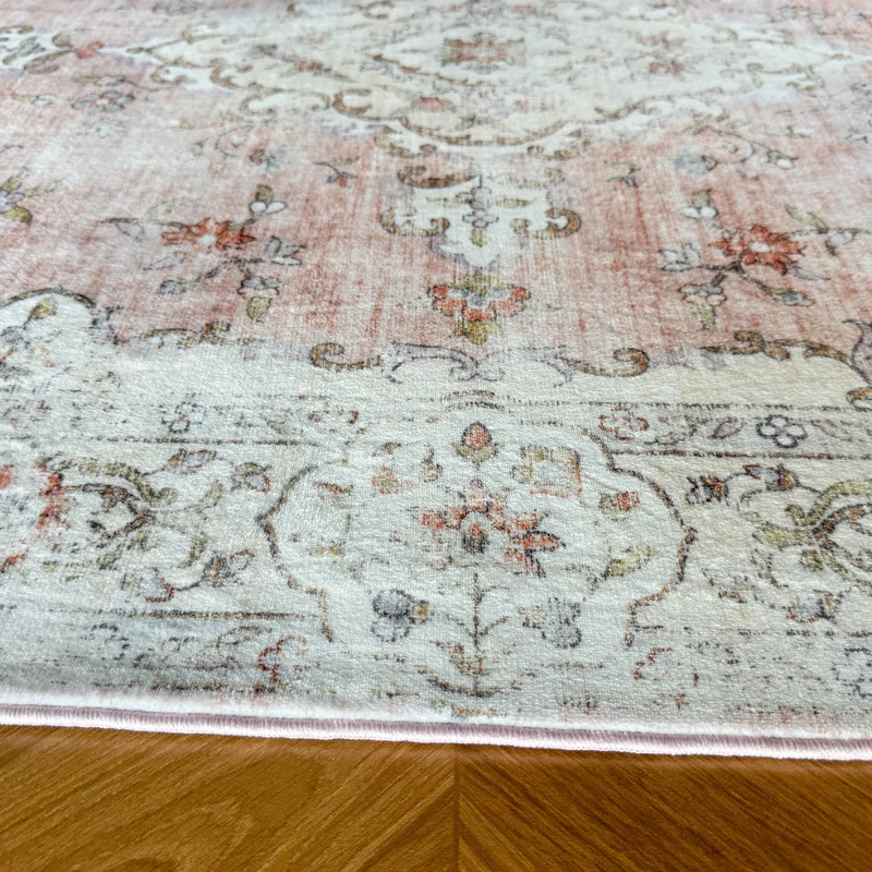Teppich Vintage - Ember Medaillon Rosa