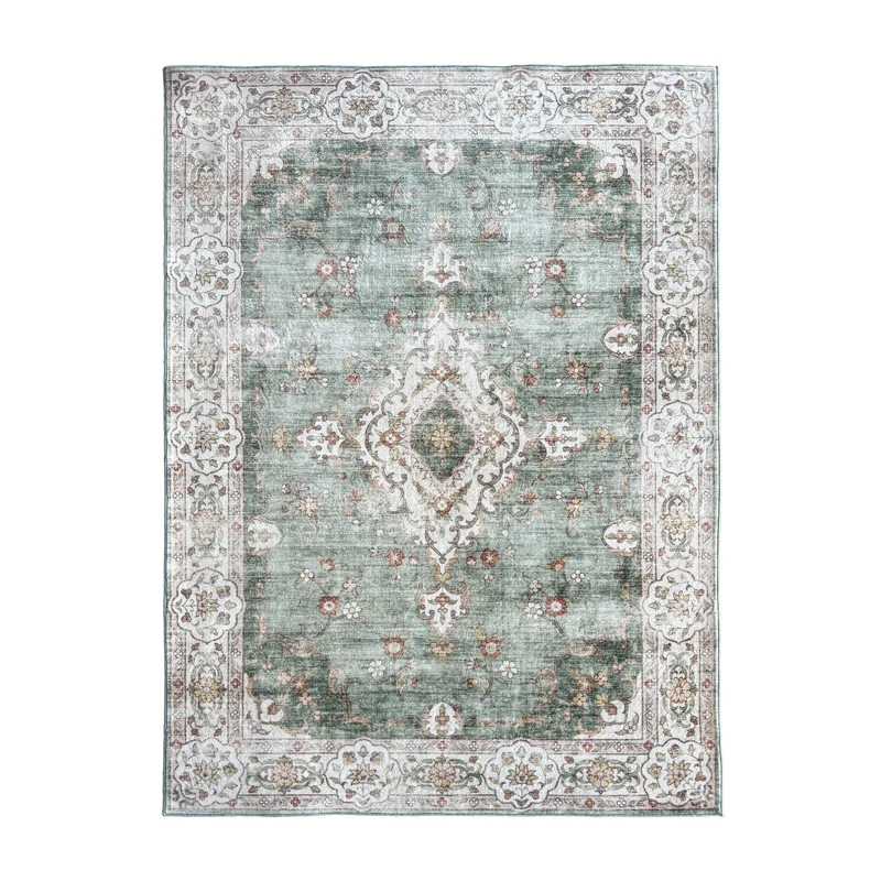 Teppich Vintage - Ember Medaillon Grün