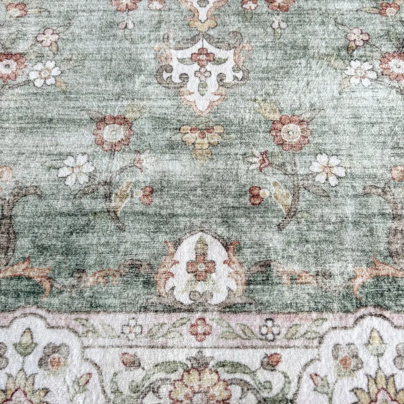 Teppich Vintage - Ember Medaillon Grün