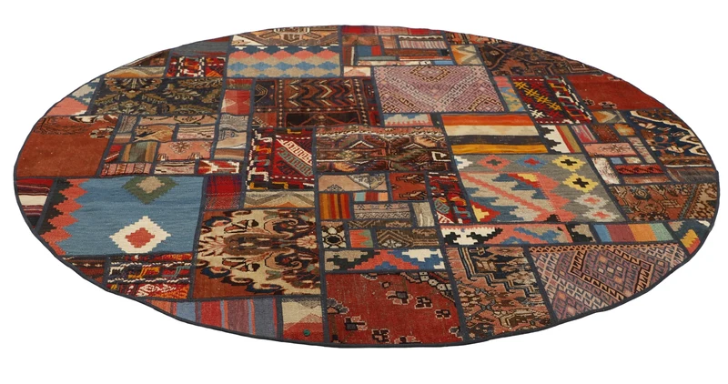 MY-RUG Teppich "Modern Patchwork " Geometrische Muster, Handgeknüpft