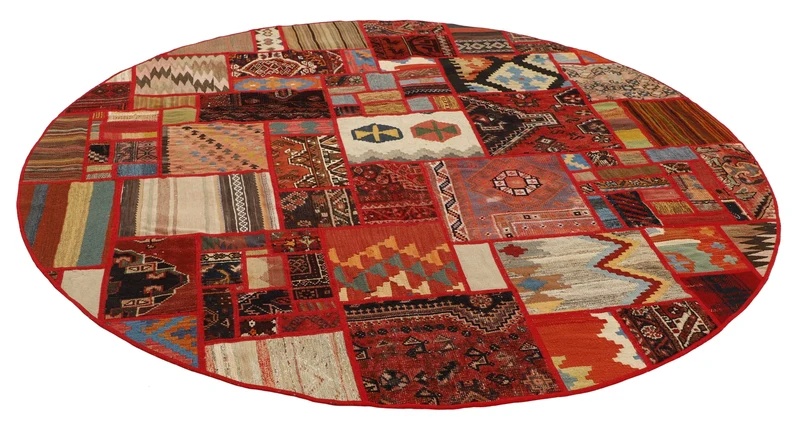MY-RUG Teppich "Modern Patchwork " Geometrische Muster, Handgeknüpft