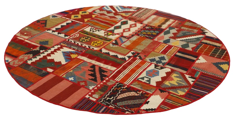 MY-RUG Teppich "Modern Patchwork " Geometrische Muster, Handgeknüpft