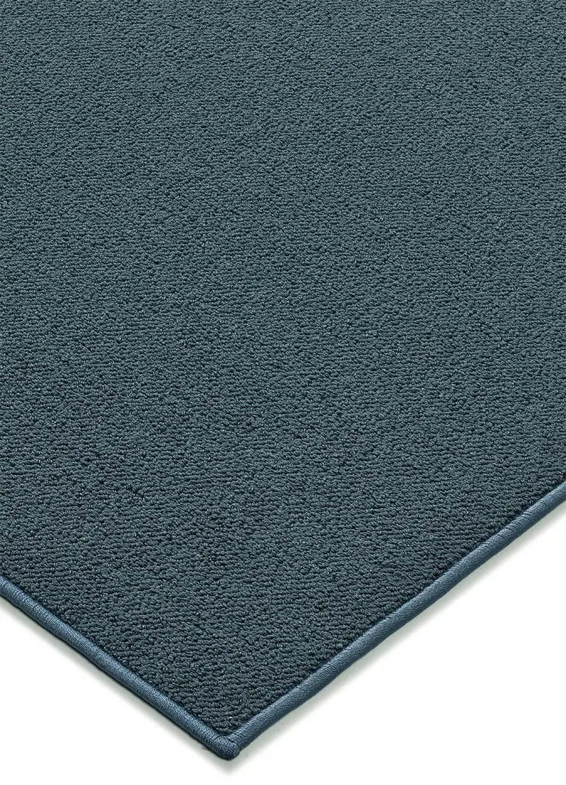 Alfombra a medida Aura Liso Azul