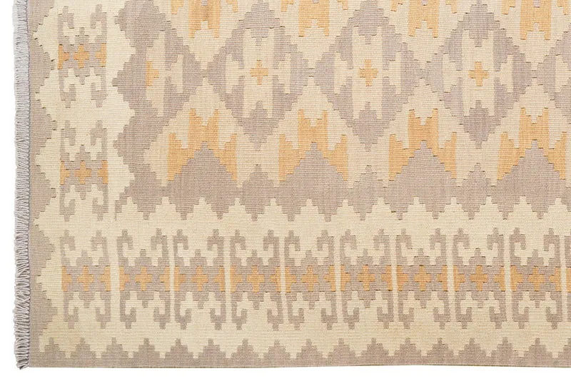 Kelim Gashgai · Handgewebt – Grau, 230x171 cm