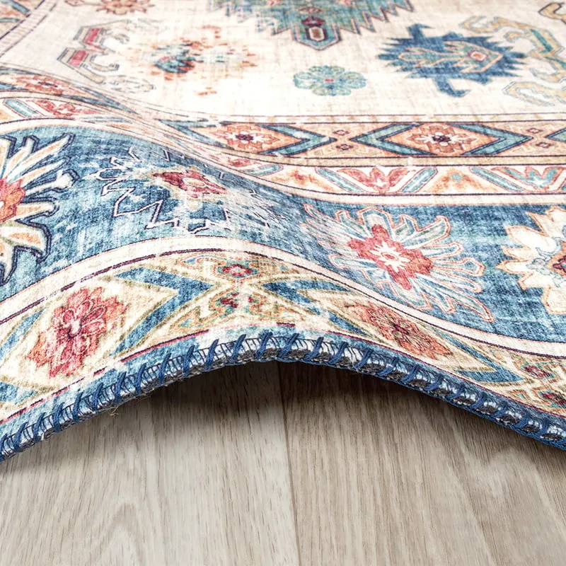Teppich Vintage - Azara Yasmin Hellblau