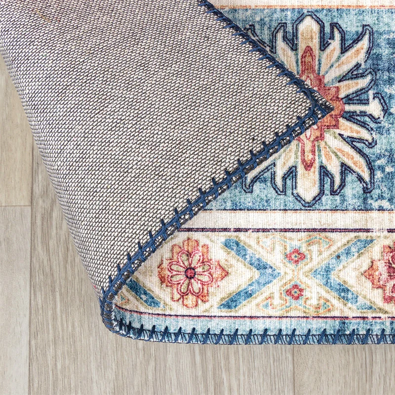 Teppich Vintage - Azara Yasmin Hellblau