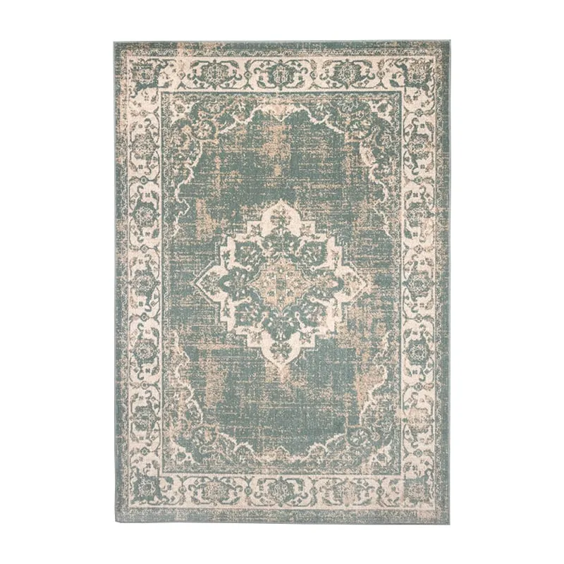 Teppich Vintage - Spring Medaillon Grün Creme